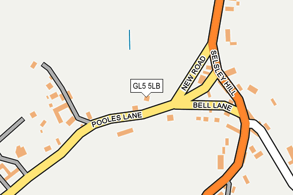 GL5 5LB map - OS OpenMap – Local (Ordnance Survey)