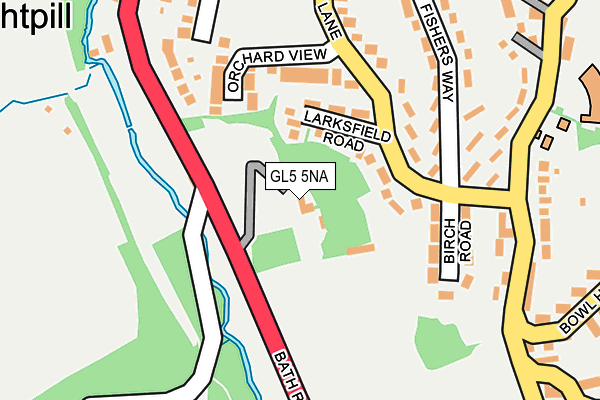 Map of T.R. KING LIMITED at local scale