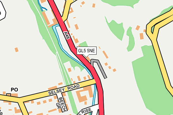 GL5 5NE map - OS OpenMap – Local (Ordnance Survey)