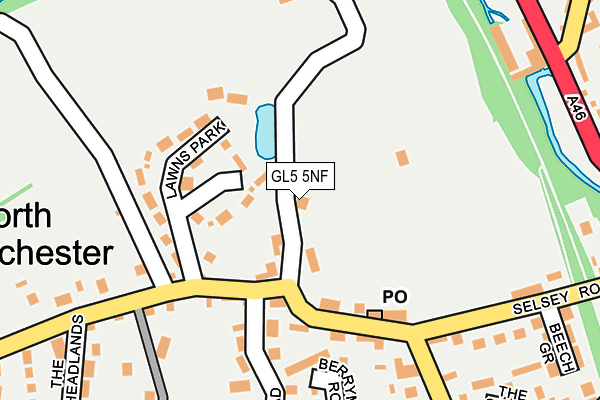 GL5 5NF map - OS OpenMap – Local (Ordnance Survey)