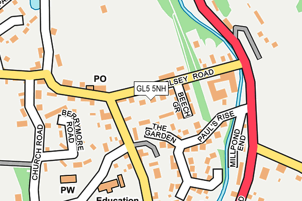 GL5 5NH map - OS OpenMap – Local (Ordnance Survey)