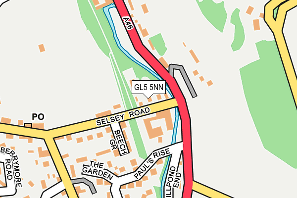 GL5 5NN map - OS OpenMap – Local (Ordnance Survey)