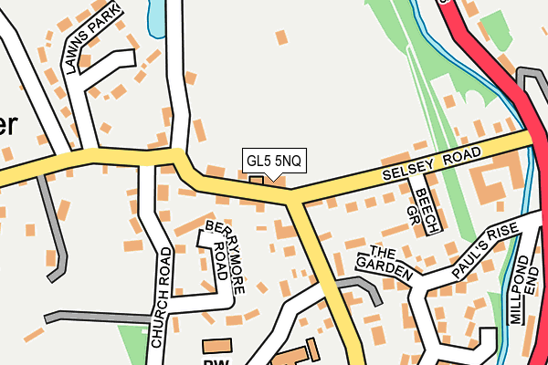 GL5 5NQ map - OS OpenMap – Local (Ordnance Survey)