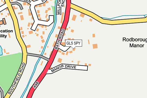 GL5 5PY map - OS OpenMap – Local (Ordnance Survey)