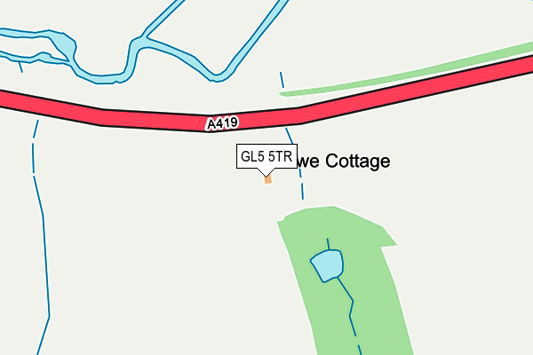 GL5 5TR map - OS OpenMap – Local (Ordnance Survey)