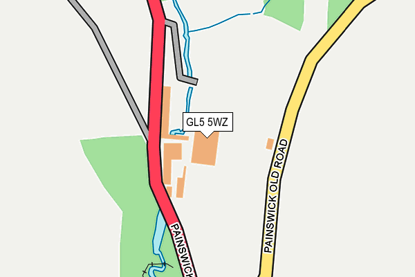 GL5 5WZ map - OS OpenMap – Local (Ordnance Survey)