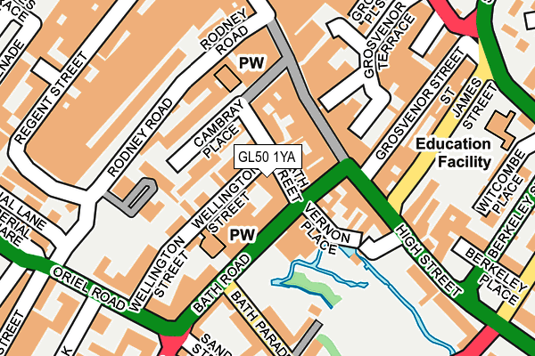 Map of AUBREY MEWS STOW MANAGEMENT LIMITED at local scale