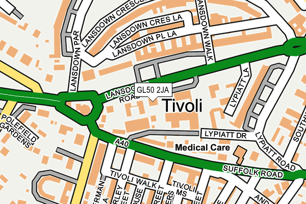 Map of GARDNER PROPERTIES (TROWBRIDGE) LTD at local scale