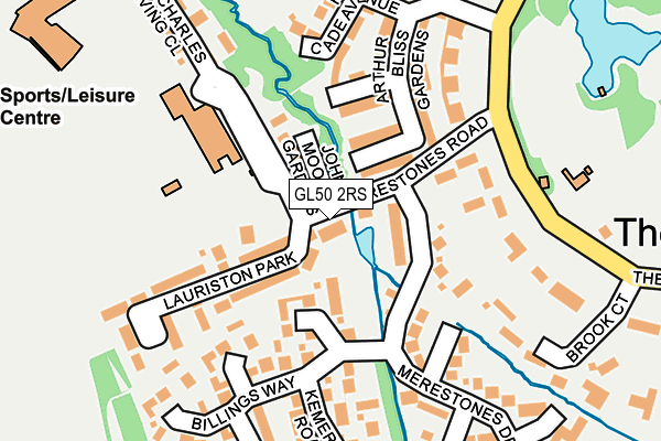 GL50 2RS map - OS OpenMap – Local (Ordnance Survey)