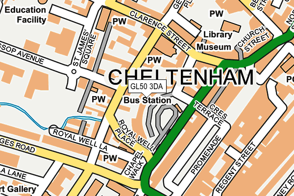 Map of 8 EVESHAM ROAD MANAGEMENT COMPANY LIMITED at local scale