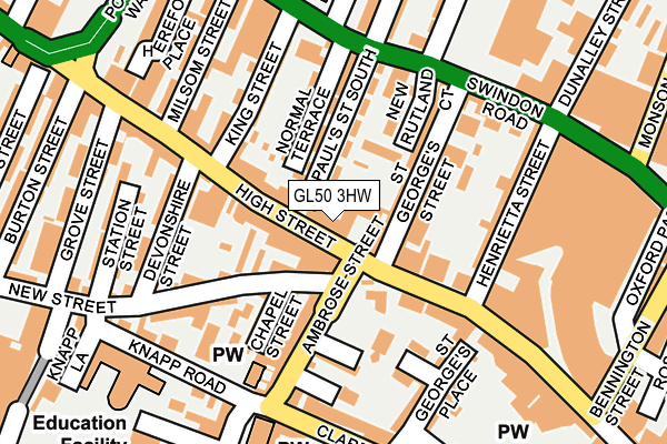 Map of WINDRUSH CARE LTD at local scale