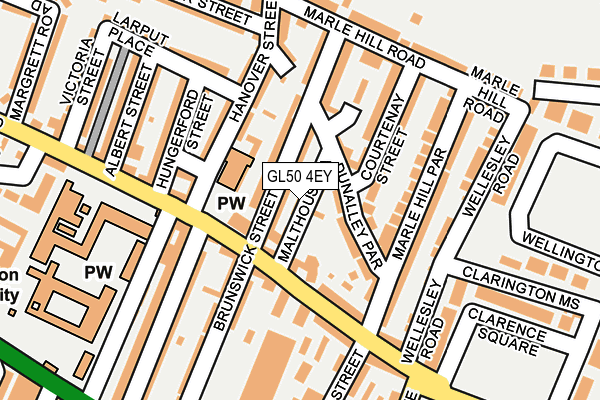 GL50 4EY map - OS OpenMap – Local (Ordnance Survey)