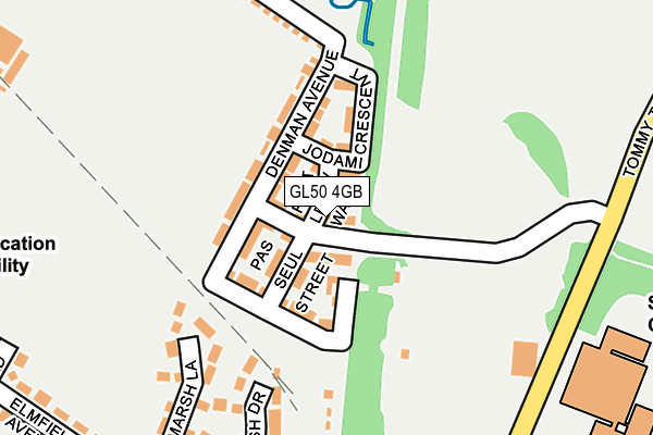 GL50 4GB map - OS OpenMap – Local (Ordnance Survey)