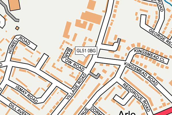 GL51 0BG map - OS OpenMap – Local (Ordnance Survey)