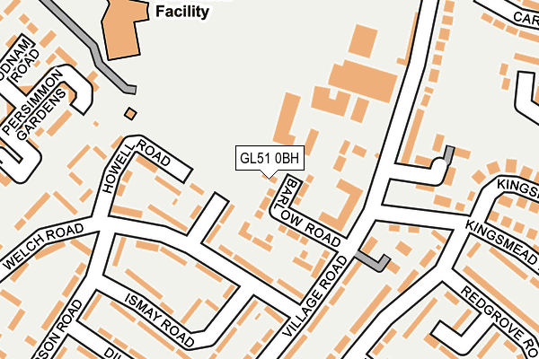 GL51 0BH map - OS OpenMap – Local (Ordnance Survey)