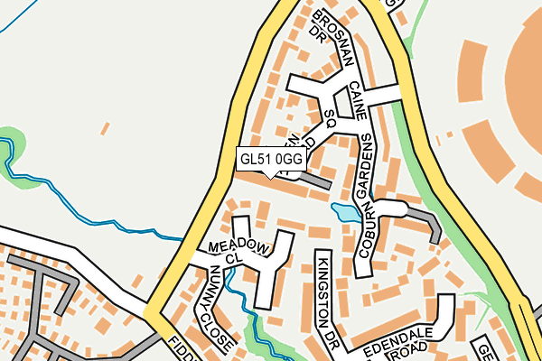 GL51 0GG map - OS OpenMap – Local (Ordnance Survey)