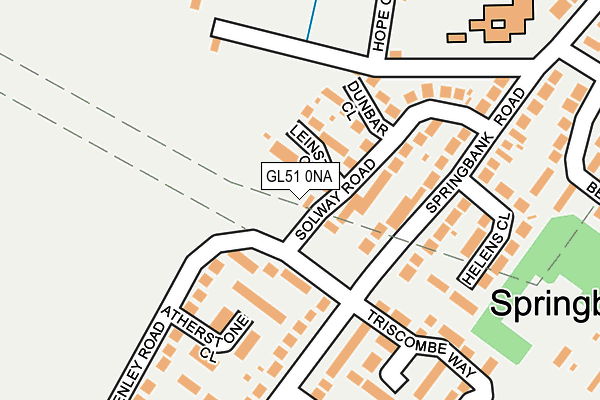 GL51 0NA map - OS OpenMap – Local (Ordnance Survey)