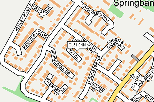 GL51 0NN map - OS OpenMap – Local (Ordnance Survey)
