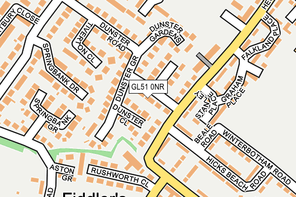 GL51 0NR map - OS OpenMap – Local (Ordnance Survey)