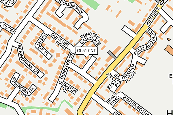 GL51 0NT map - OS OpenMap – Local (Ordnance Survey)