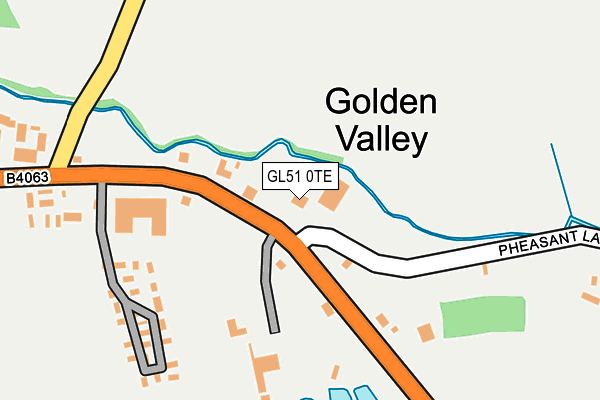 GL51 0TE map - OS OpenMap – Local (Ordnance Survey)
