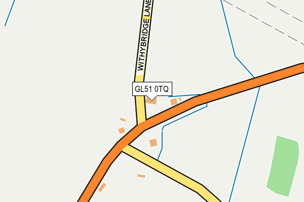 GL51 0TQ map - OS OpenMap – Local (Ordnance Survey)