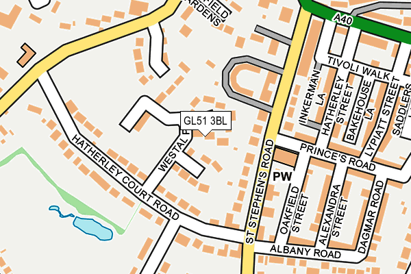 GL51 3BL map - OS OpenMap – Local (Ordnance Survey)