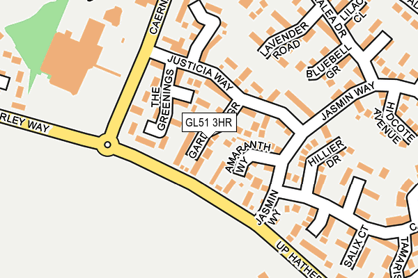 GL51 3HR map - OS OpenMap – Local (Ordnance Survey)