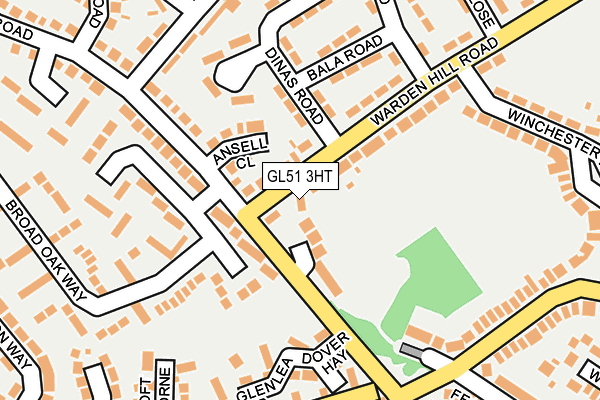 GL51 3HT map - OS OpenMap – Local (Ordnance Survey)