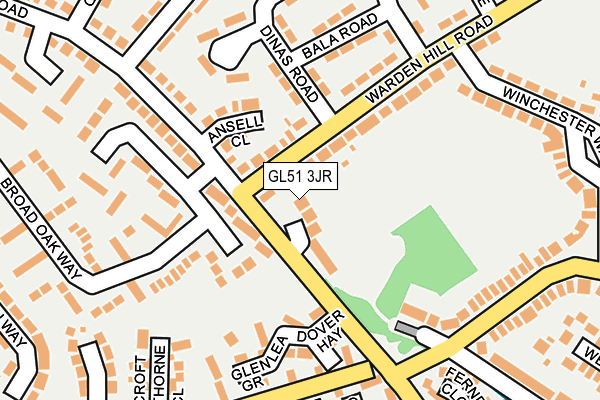 GL51 3JR map - OS OpenMap – Local (Ordnance Survey)