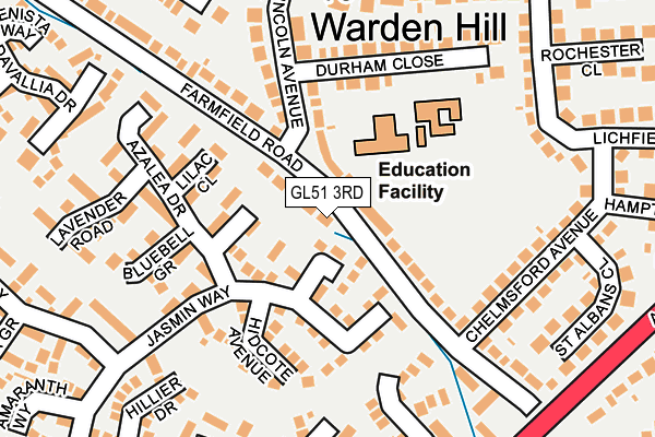 GL51 3RD map - OS OpenMap – Local (Ordnance Survey)