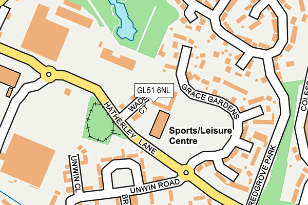 GL51 6NL map - OS OpenMap – Local (Ordnance Survey)