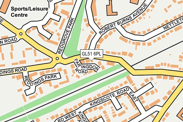 GL51 6PL map - OS OpenMap – Local (Ordnance Survey)