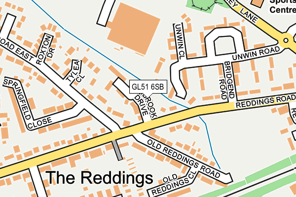 GL51 6SB map - OS OpenMap – Local (Ordnance Survey)