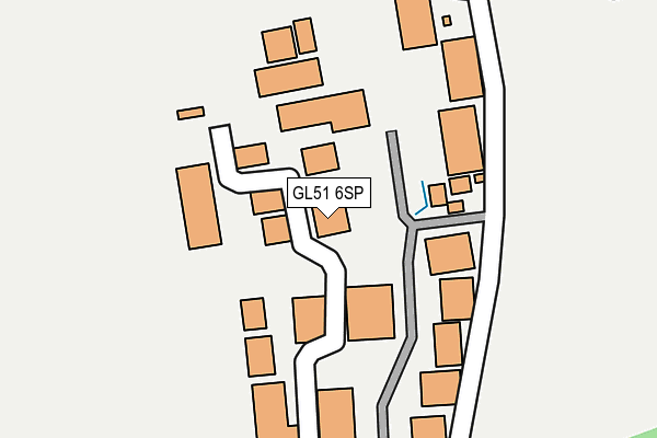 GL51 6SP map - OS OpenMap – Local (Ordnance Survey)