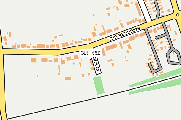 GL51 6SZ map - OS OpenMap – Local (Ordnance Survey)