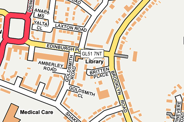 GL51 7NT map - OS OpenMap – Local (Ordnance Survey)