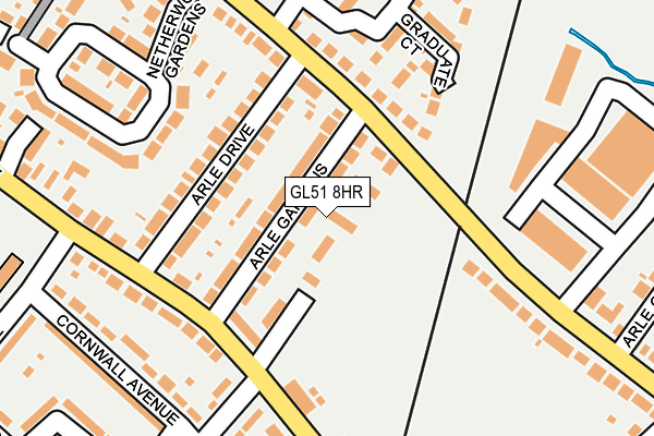 GL51 8HR map - OS OpenMap – Local (Ordnance Survey)