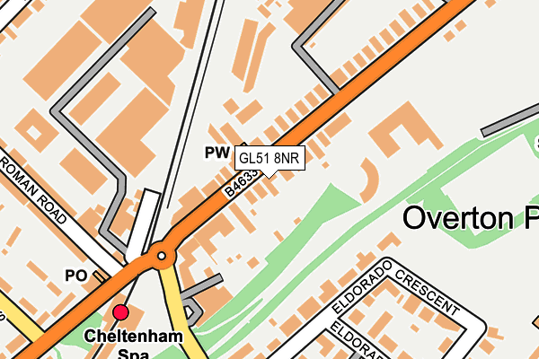 GL51 8NR map - OS OpenMap – Local (Ordnance Survey)