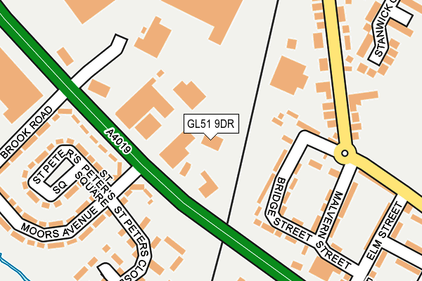 GL51 9DR map - OS OpenMap – Local (Ordnance Survey)