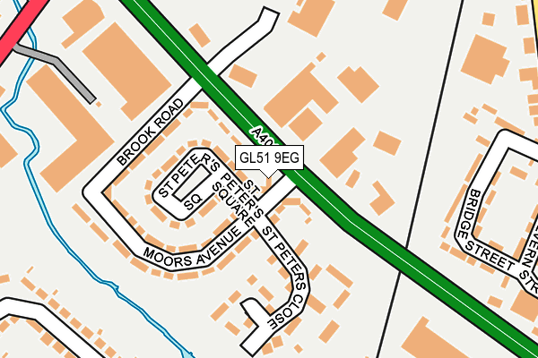 GL51 9EG map - OS OpenMap – Local (Ordnance Survey)