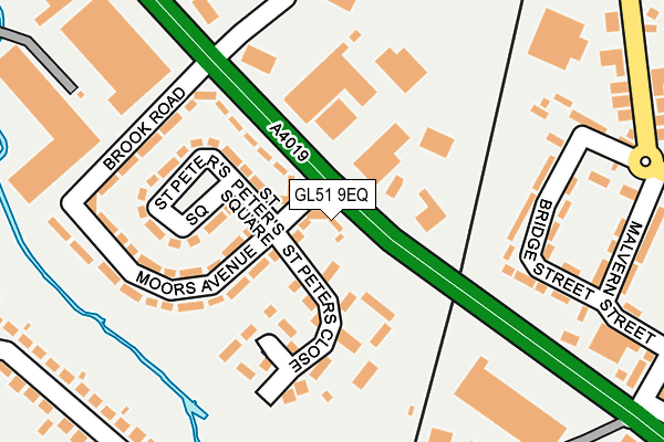 GL51 9EQ map - OS OpenMap – Local (Ordnance Survey)