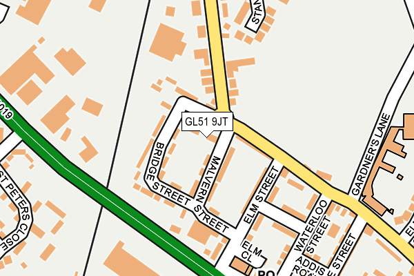 GL51 9JT map - OS OpenMap – Local (Ordnance Survey)