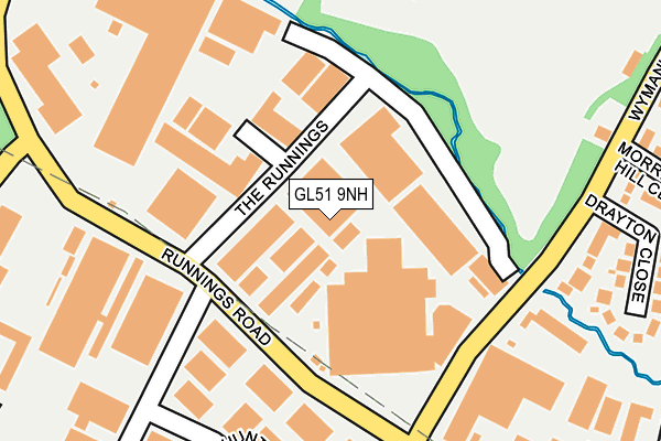GL51 9NH map - OS OpenMap – Local (Ordnance Survey)