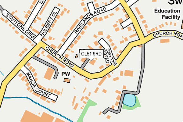 GL51 9RD map - OS OpenMap – Local (Ordnance Survey)