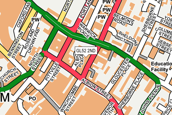 GL52 2ND map - OS OpenMap – Local (Ordnance Survey)