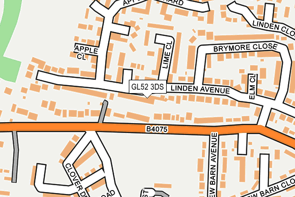 GL52 3DS map - OS OpenMap – Local (Ordnance Survey)