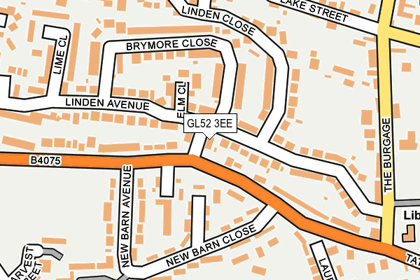 GL52 3EE map - OS OpenMap – Local (Ordnance Survey)