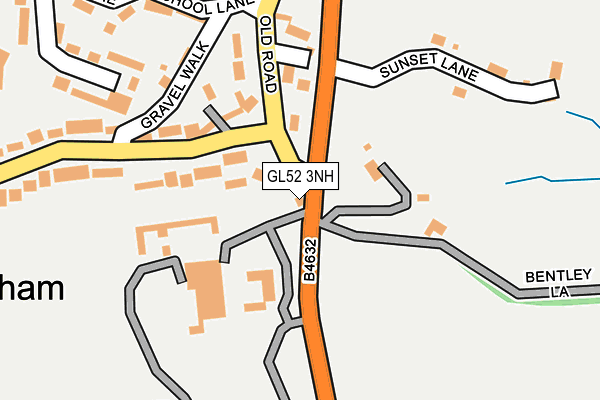 GL52 3NH map - OS OpenMap – Local (Ordnance Survey)