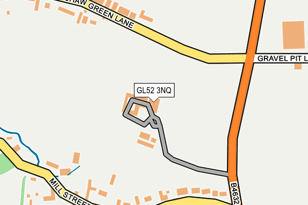 GL52 3NQ map - OS OpenMap – Local (Ordnance Survey)